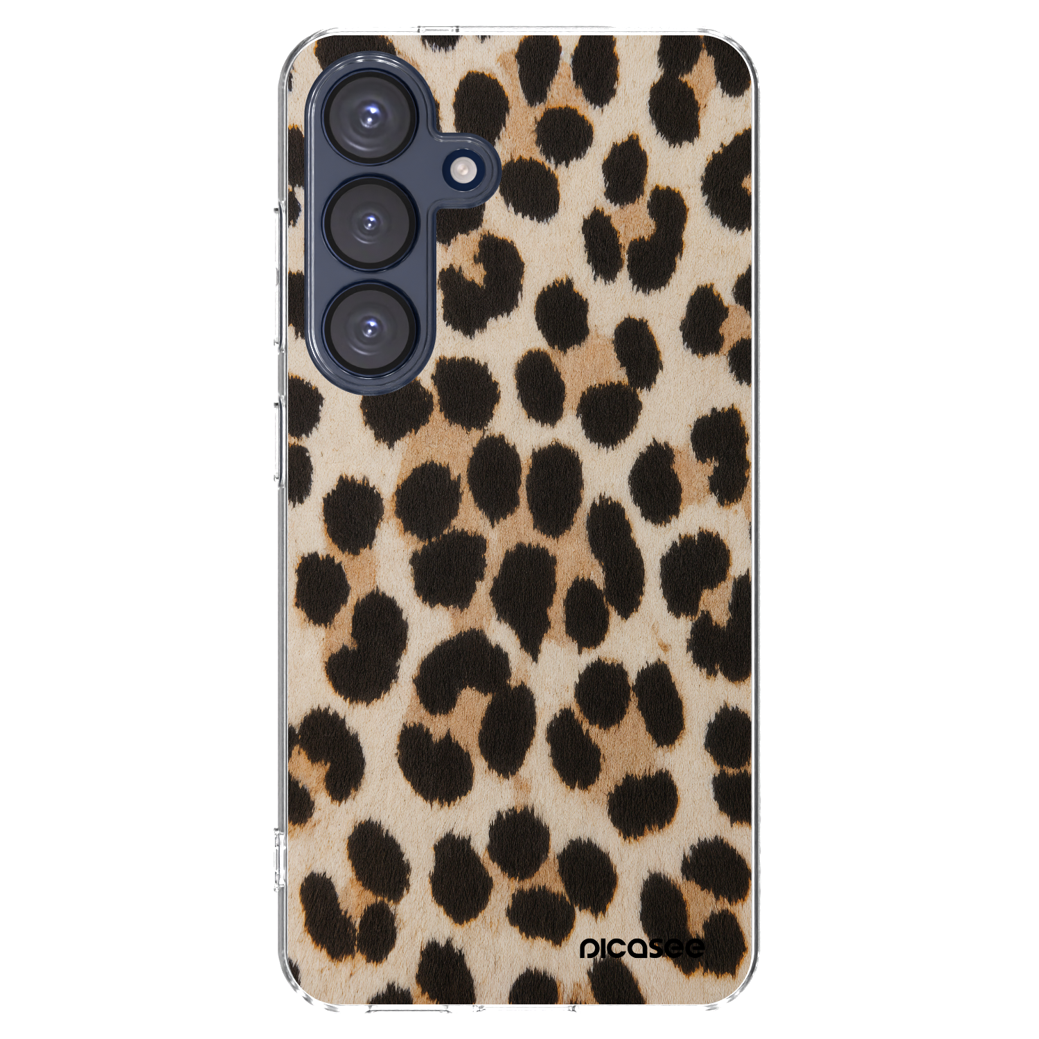 Picasee silikónový prehľadný obal pre Samsung Galaxy S25 5G - Brown Tiger
