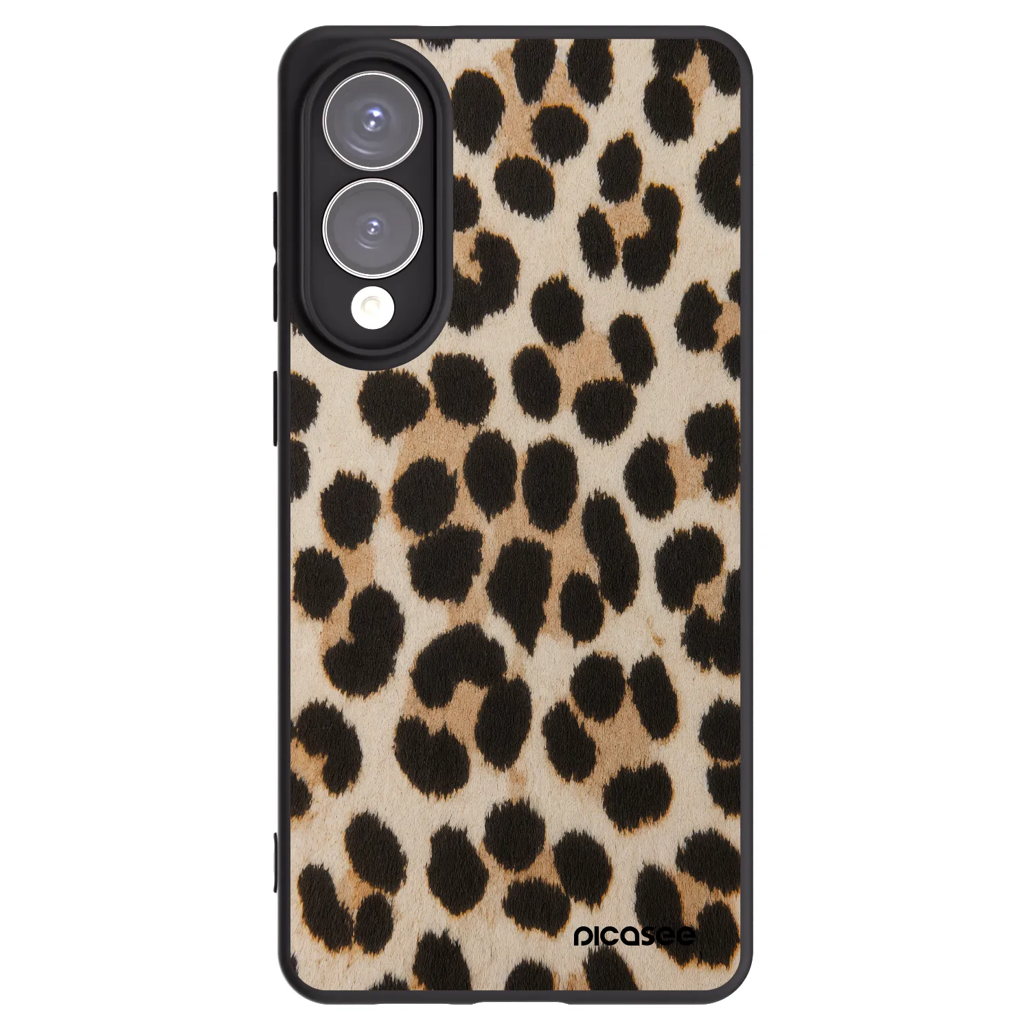 Silikónový čierny obal pre Samsung Galaxy S25 Edge 5G - Brown Tiger