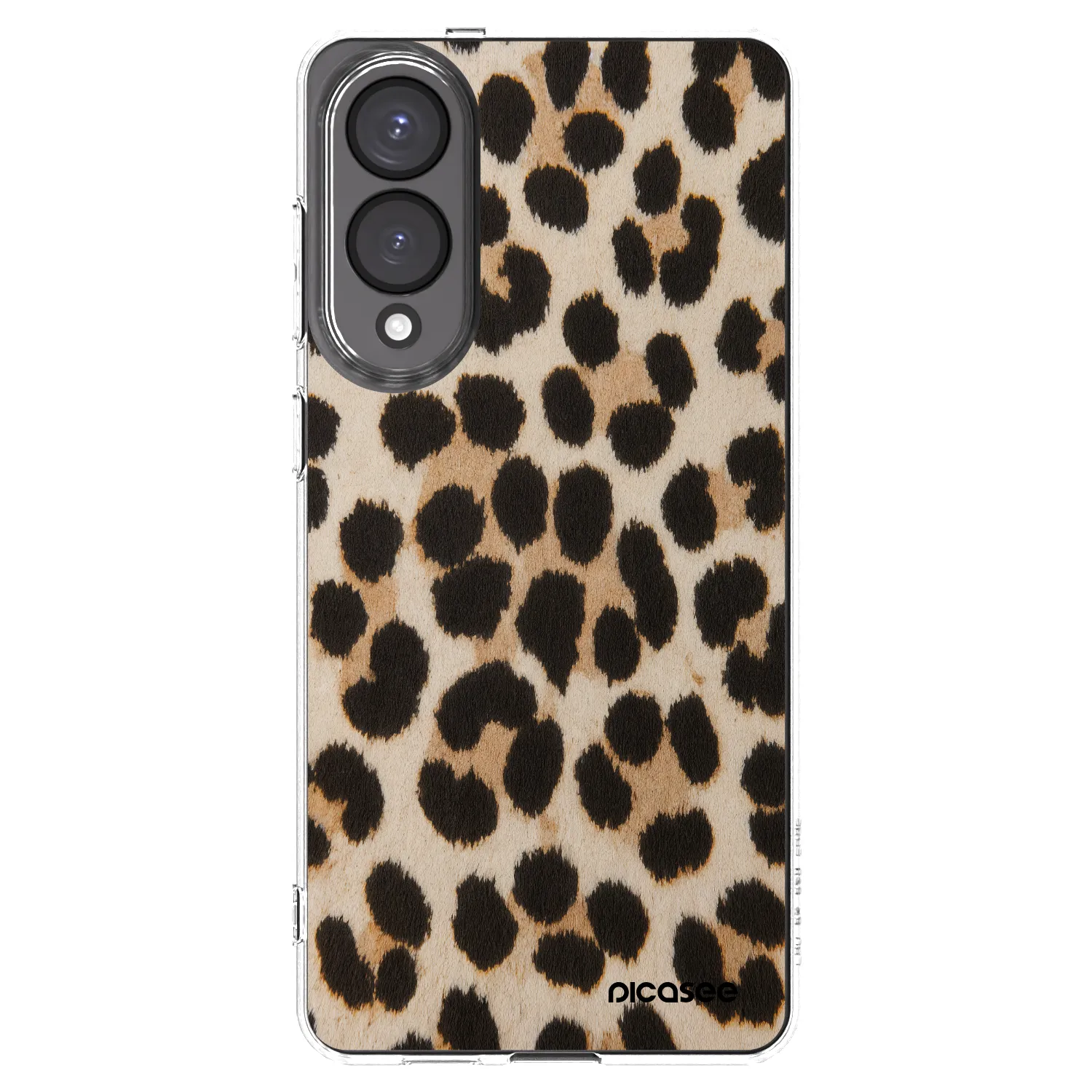 Silikónový prehľadný obal pre Samsung Galaxy S25 Edge 5G - Brown Tiger