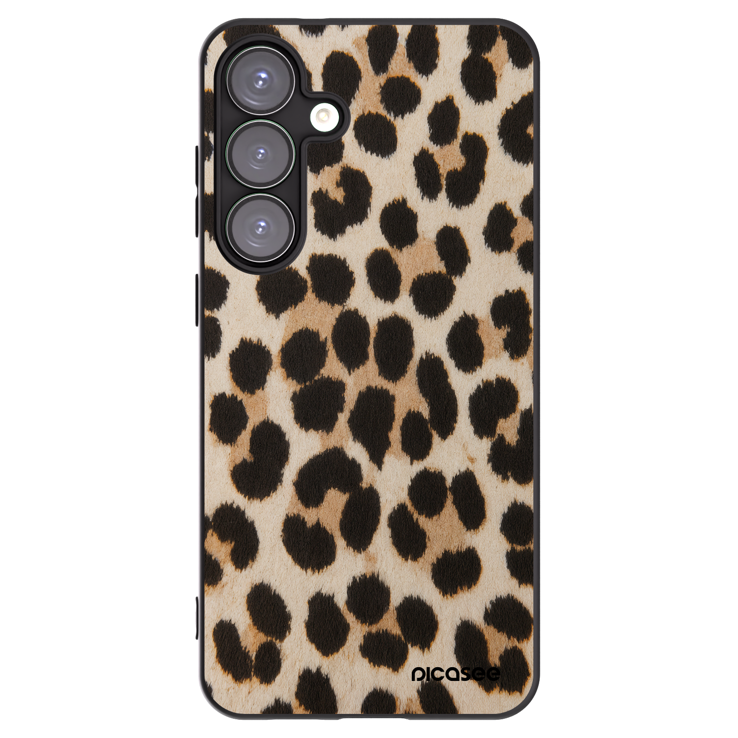 Picasee silikónový čierny obal pre Samsung Galaxy S25+ 5G - Brown Tiger