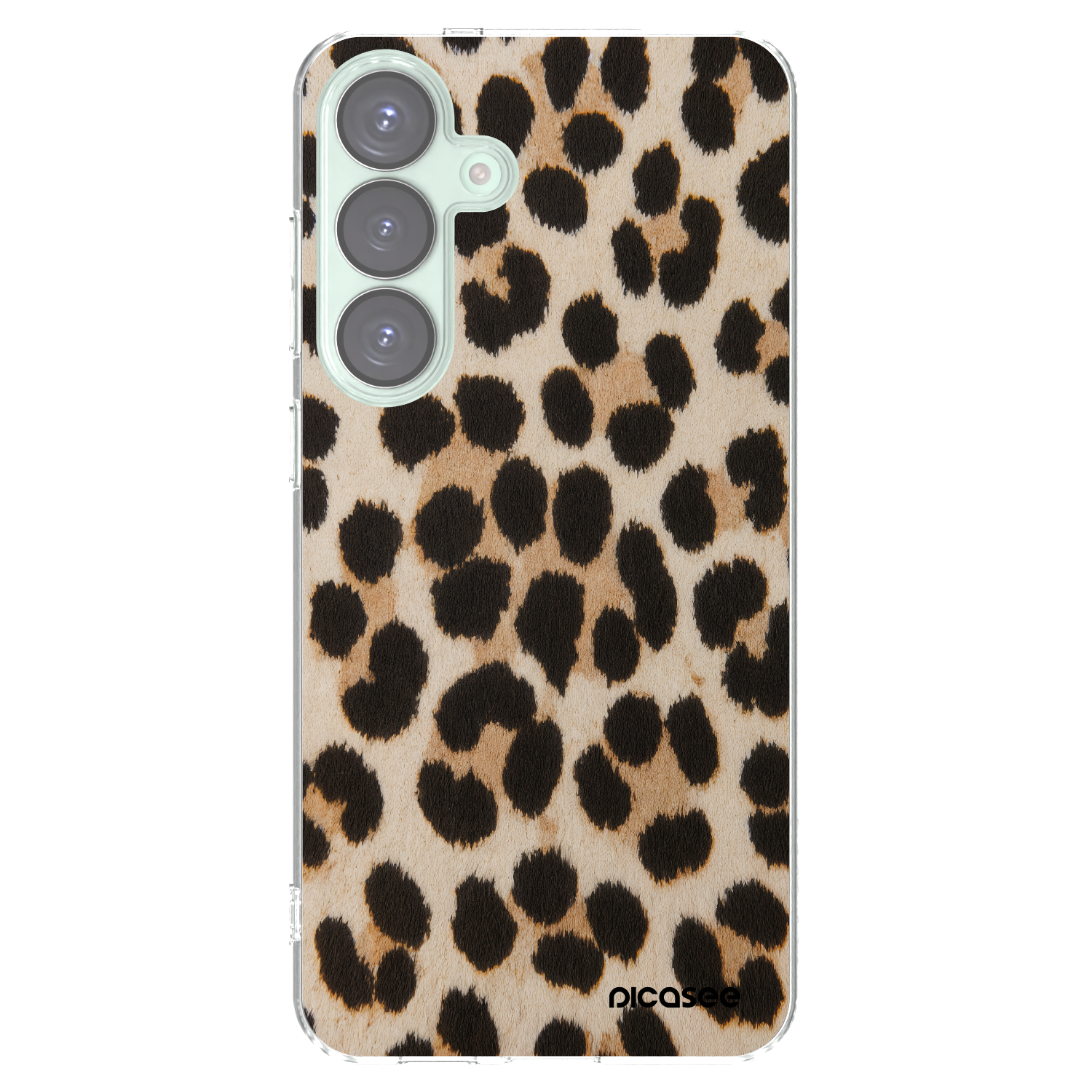 Picasee silikónový prehľadný obal pre Samsung Galaxy S25+ 5G - Brown Tiger