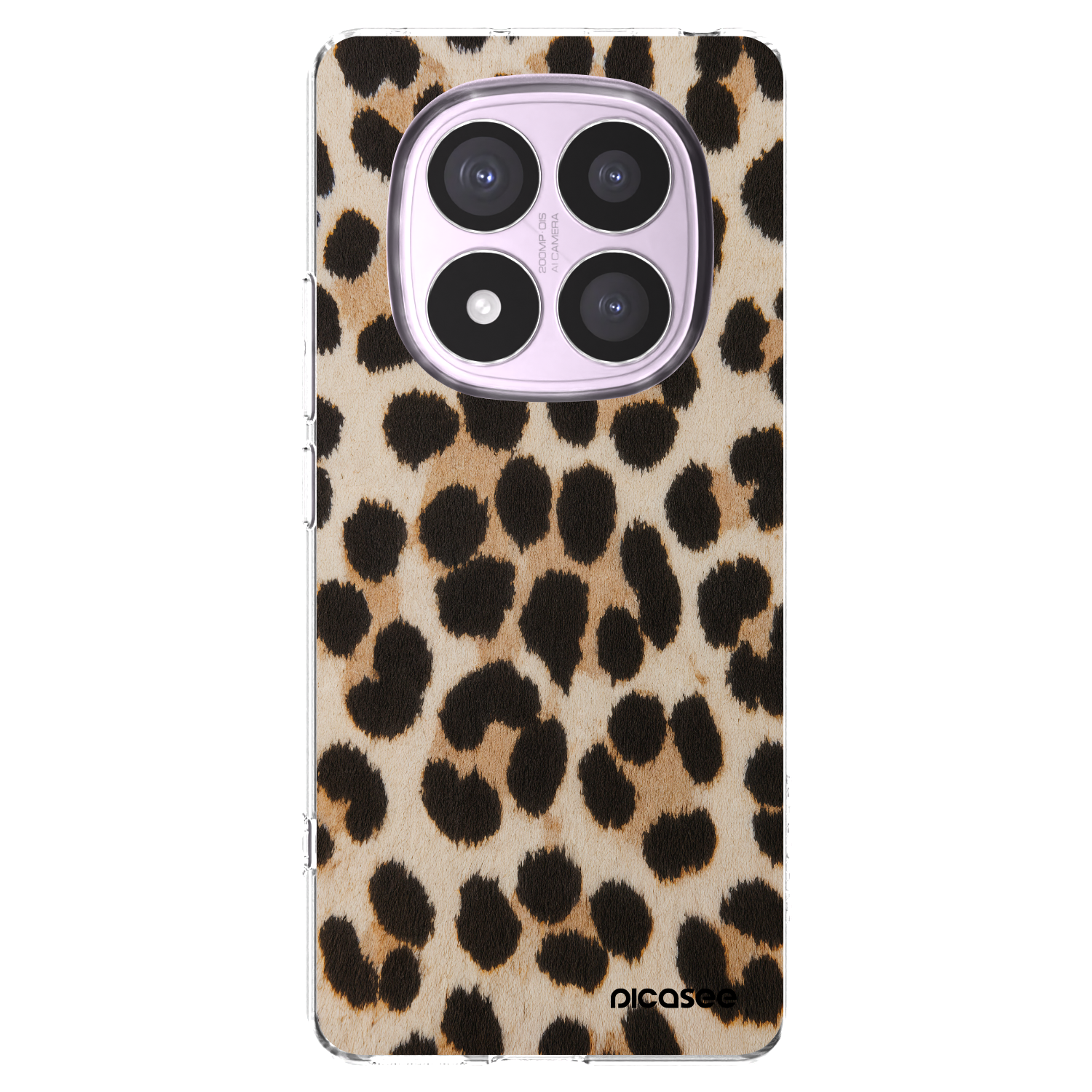 Silikónový prehľadný obal pre Xiaomi Redmi Note 14 Pro 4G - Brown Tiger