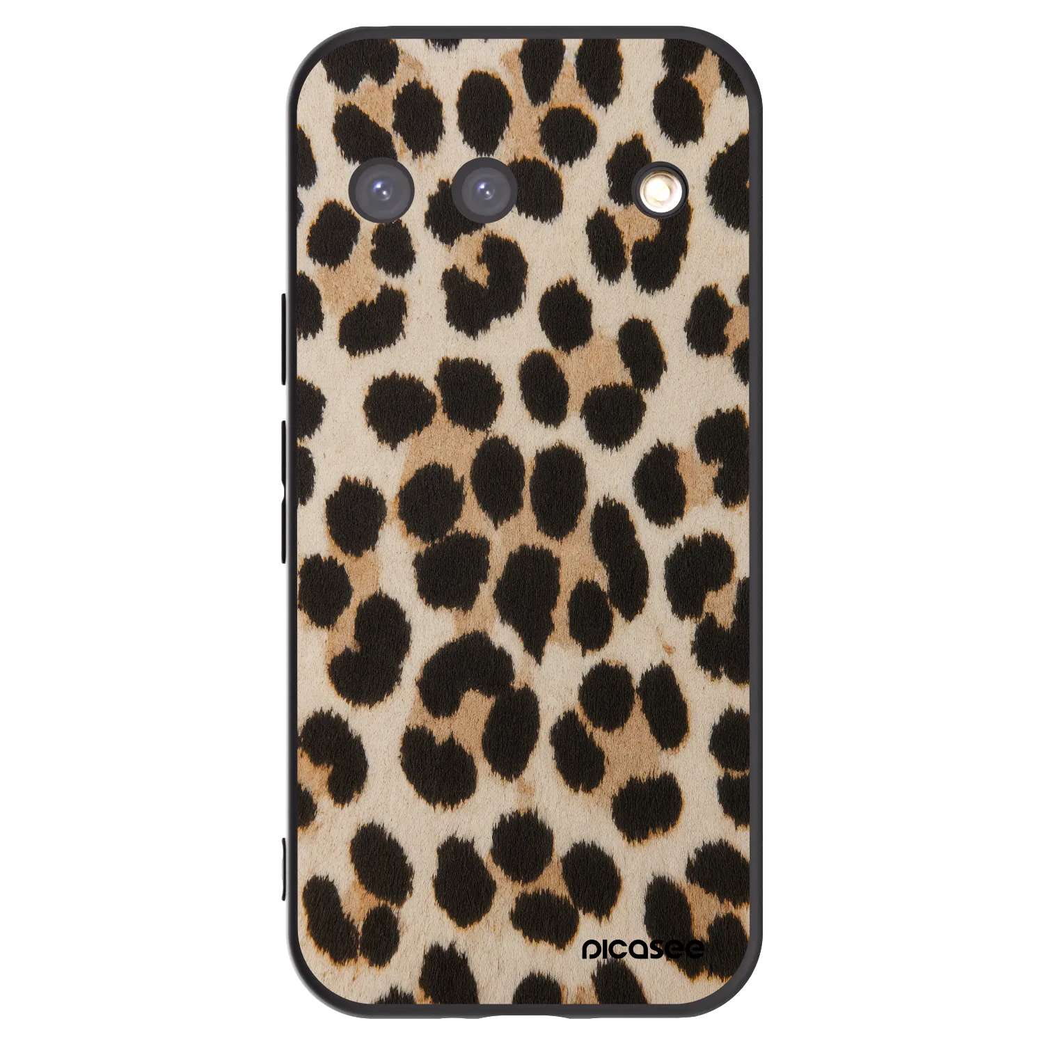 Picasee silikónový čierny obal pre Google Pixel 9 - Brown Tiger