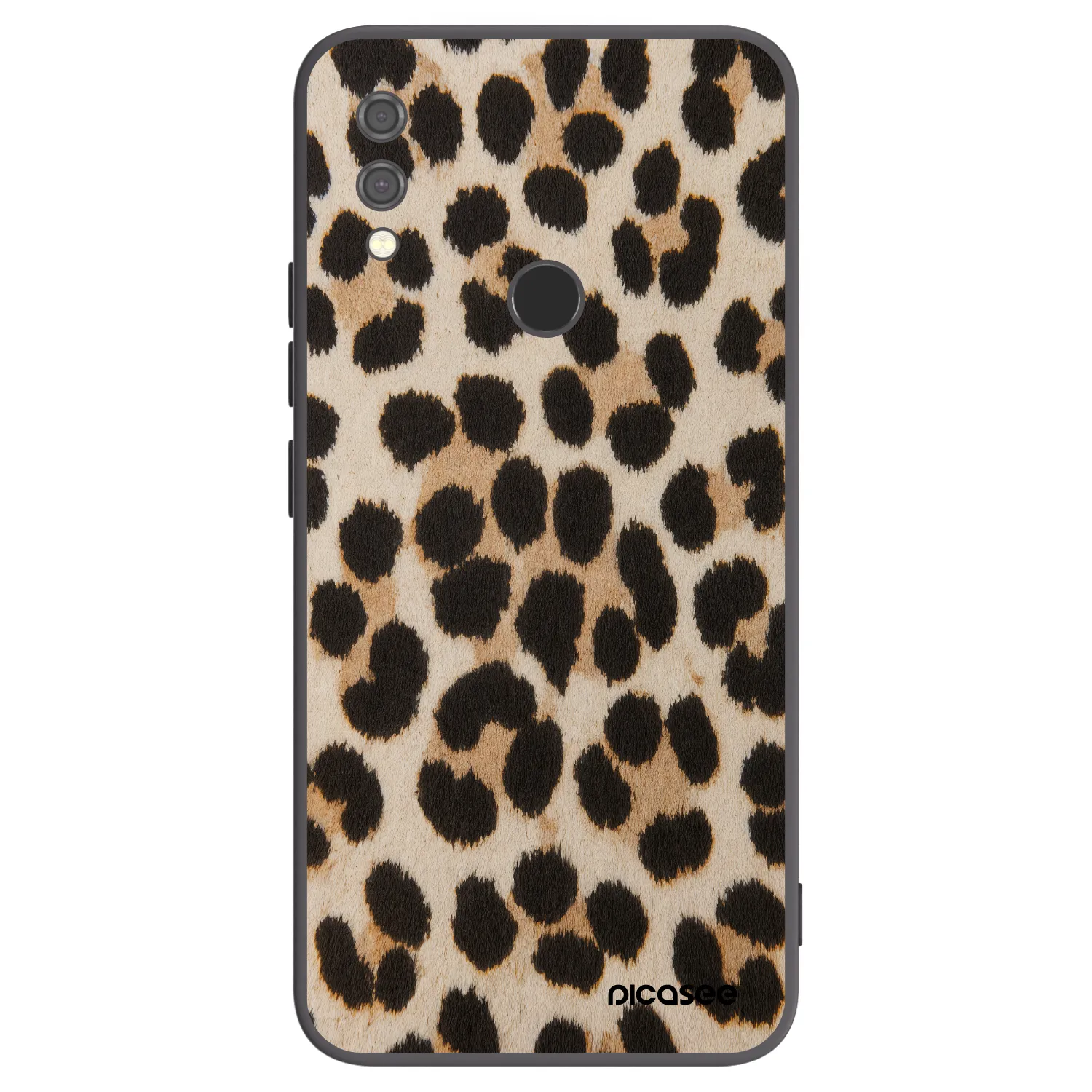 Picasee silikónový čierny obal pre Xiaomi Redmi Note 7 - Brown Tiger