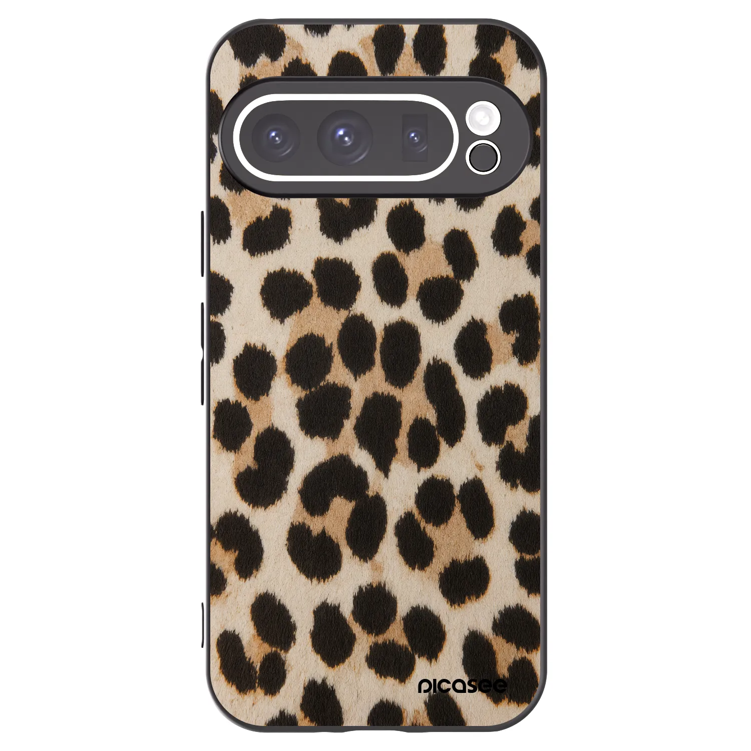 Silikónový čierny obal pre Google Pixel 9 Pro - Brown Tiger