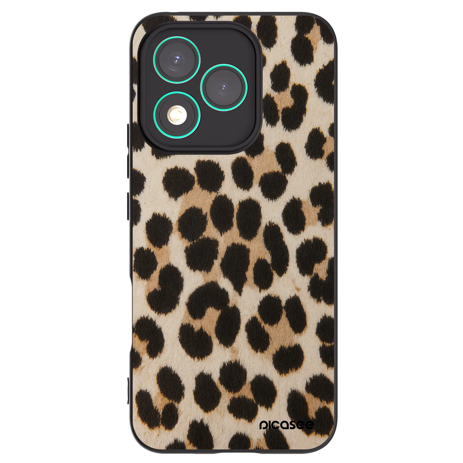 Picasee silikónový čierny obal pre Honor 400 Lite 5G - Brown Tiger