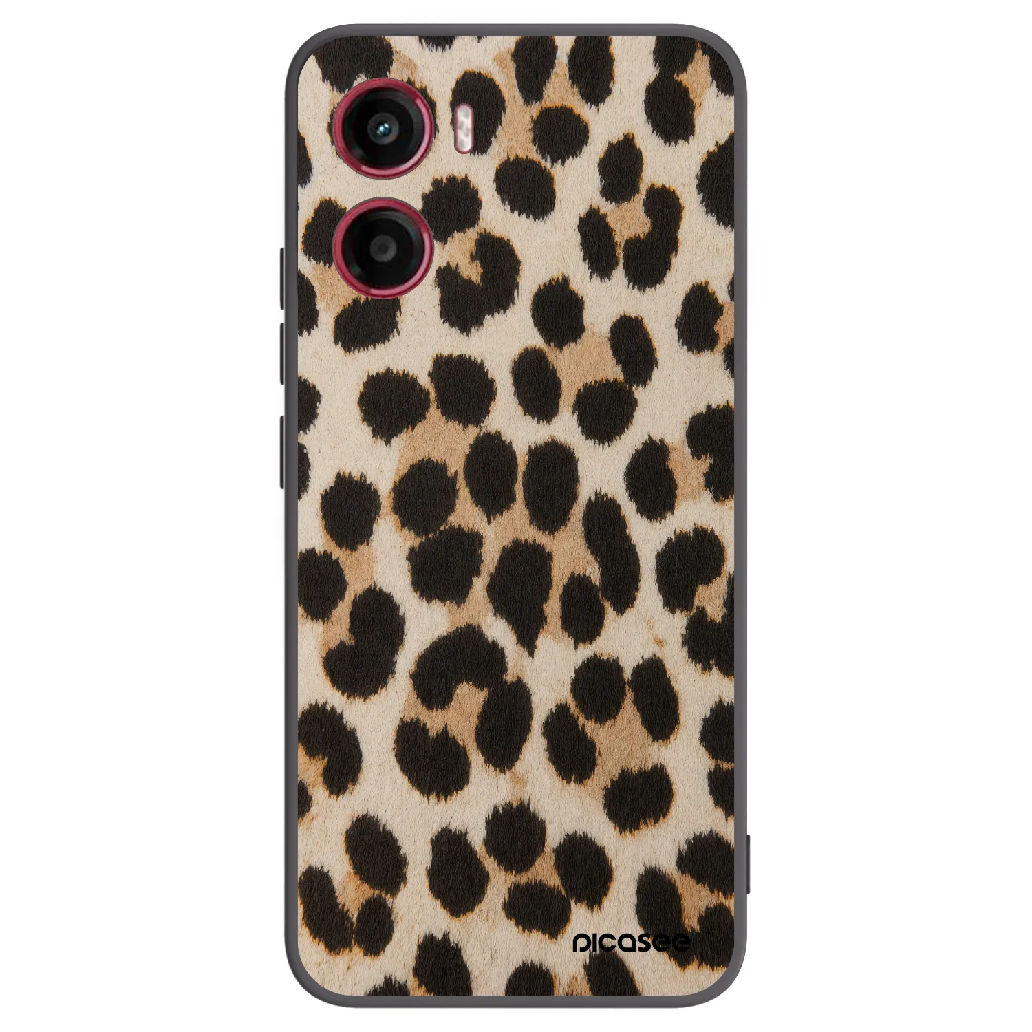 Silikónový čierny obal pre Motorola Moto G05 - Brown Tiger