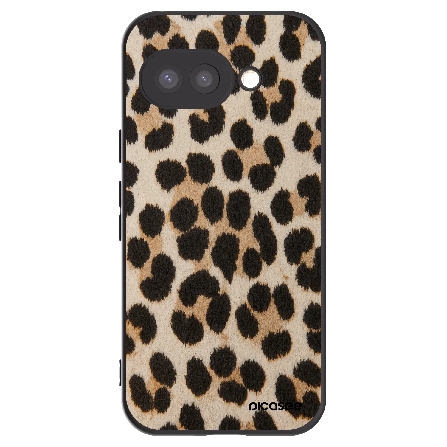 Picasee silikónový čierny obal pre Google Pixel 9a - Brown Tiger