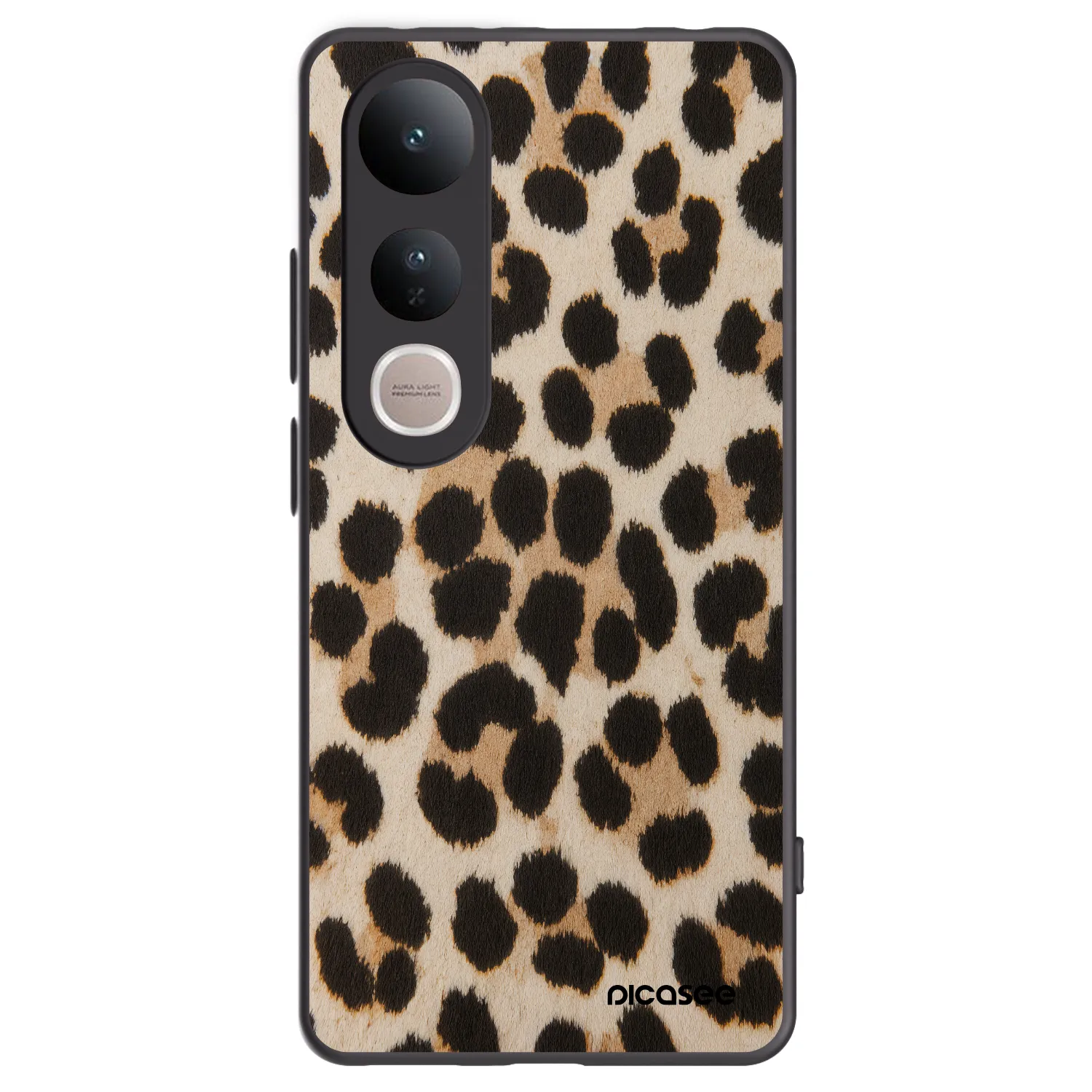 Picasee silikónový čierny obal pre Vivo V50 Lite 5G - Brown Tiger