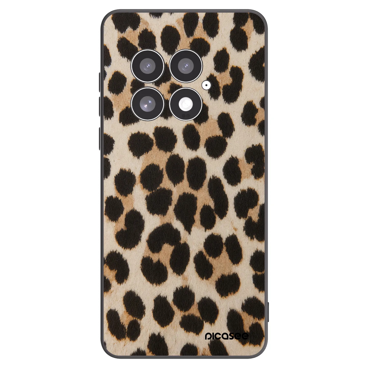 Picasee silikónový čierny obal pre OnePlus 13 5G - Brown Tiger