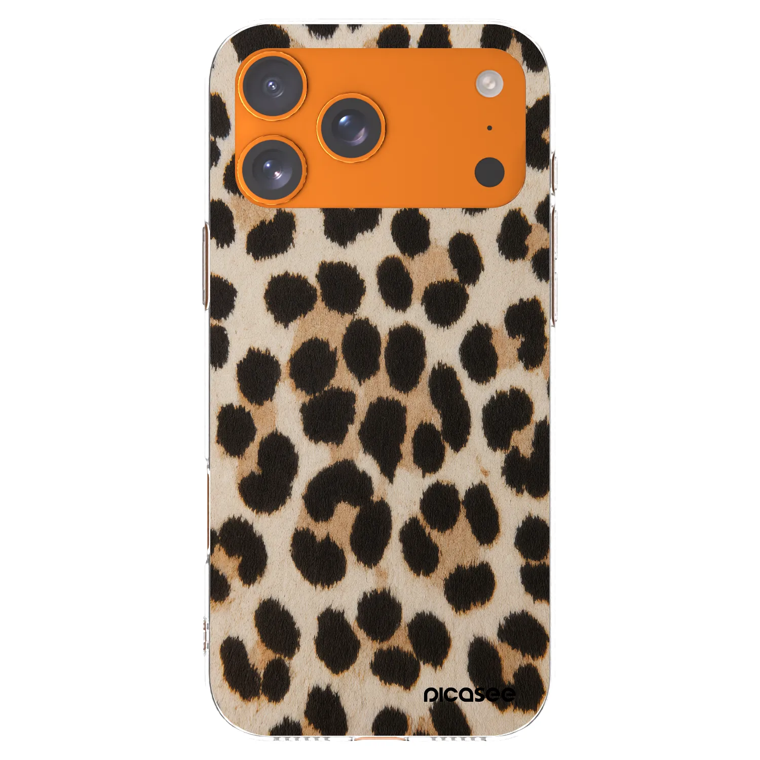 Silikónový prehľadný obal pre Apple iPhone 17 Pro Max - Brown Tiger