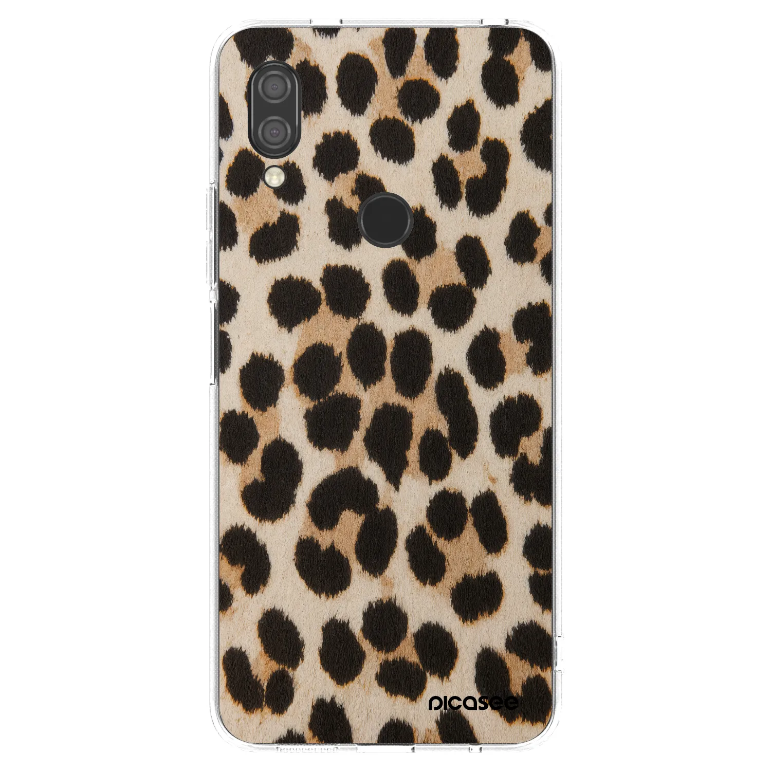 Picasee silikónový prehľadný obal pre Xiaomi Redmi 7 - Brown Tiger