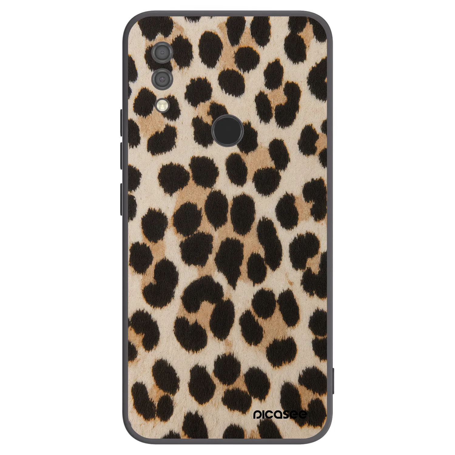 Picasee silikónový čierny obal pre Xiaomi Redmi 7 - Brown Tiger