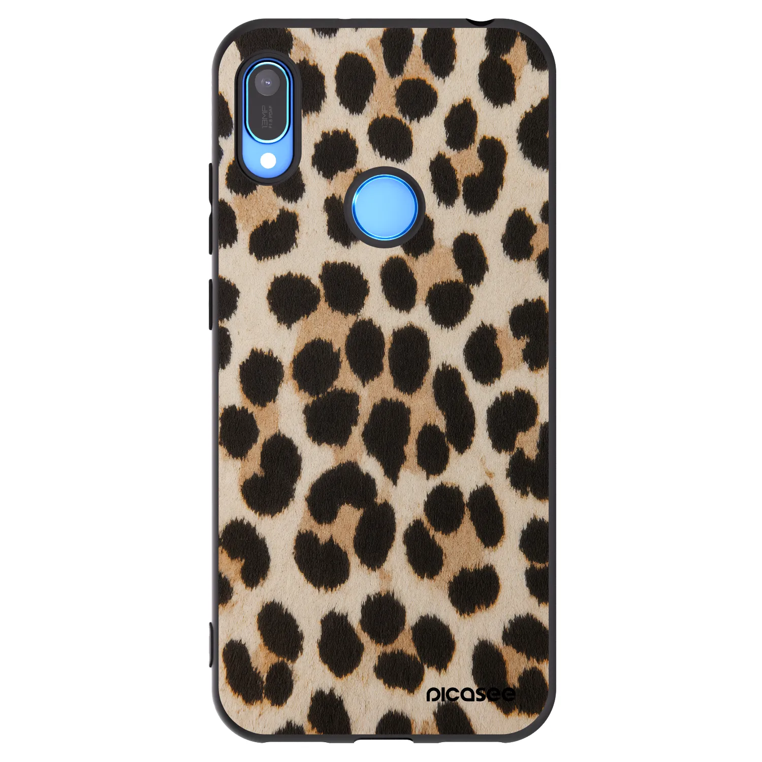 Picasee silikónový čierny obal pre Huawei Y6 2019 - Brown Tiger