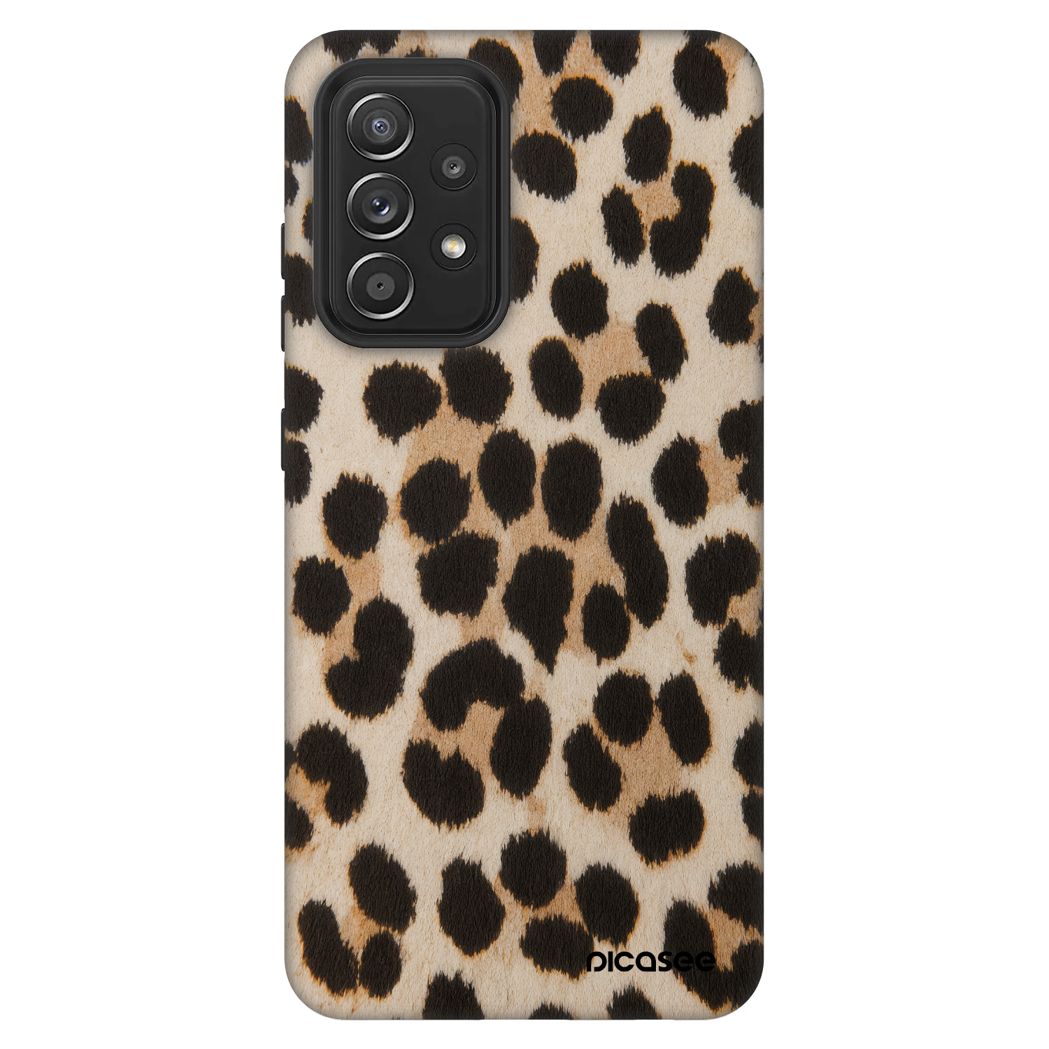 Picasee Fashion Case pre Samsung Galaxy A52 5G A525F - Brown Tiger