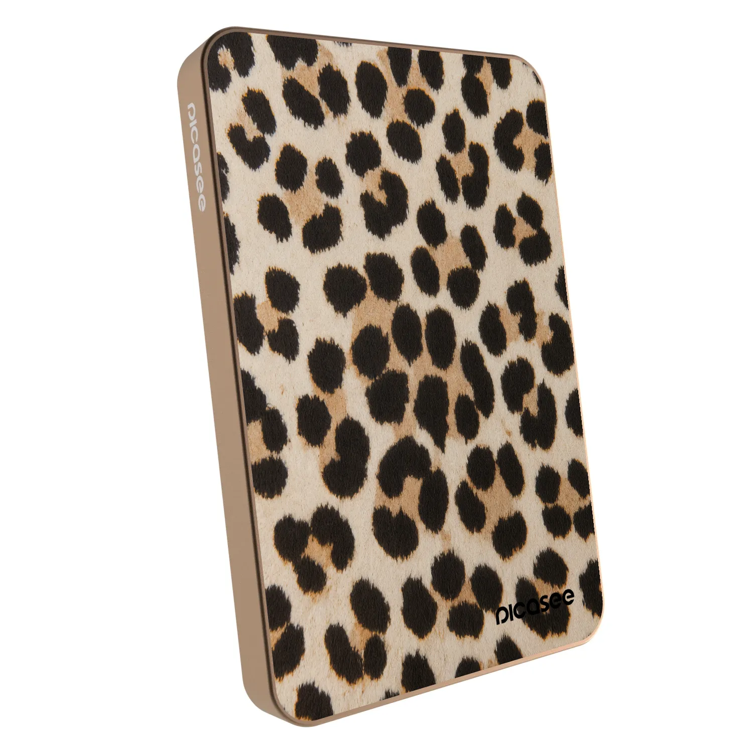 Picasee Powerbanka s MagSafe 5 000 mAh Zlatá - Brown Tiger
