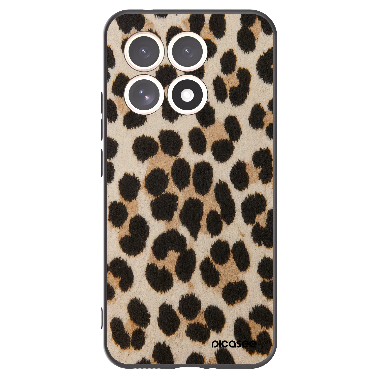 Picasee silikónový čierny obal pre Xiaomi 15T - Brown Tiger
