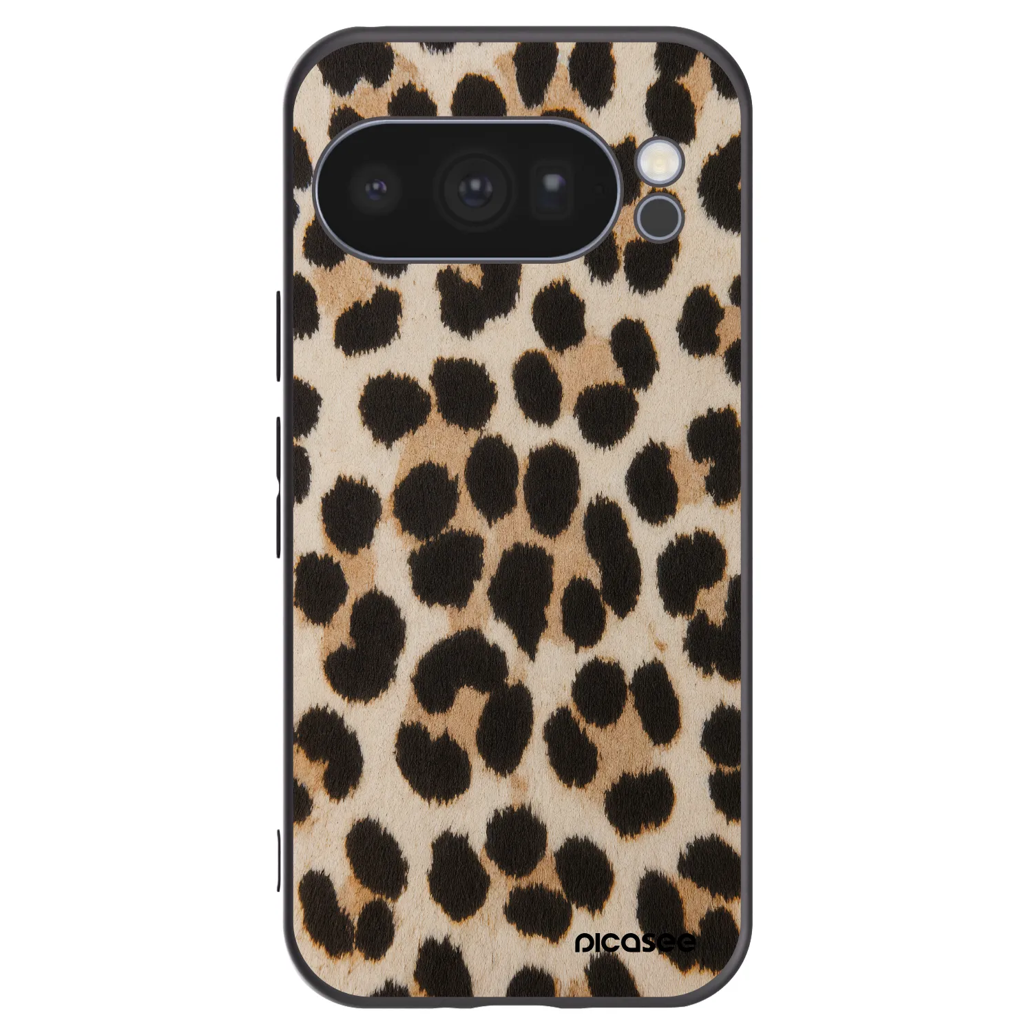 Silikónový čierny obal pre Google Pixel 10 Pro - Brown Tiger
