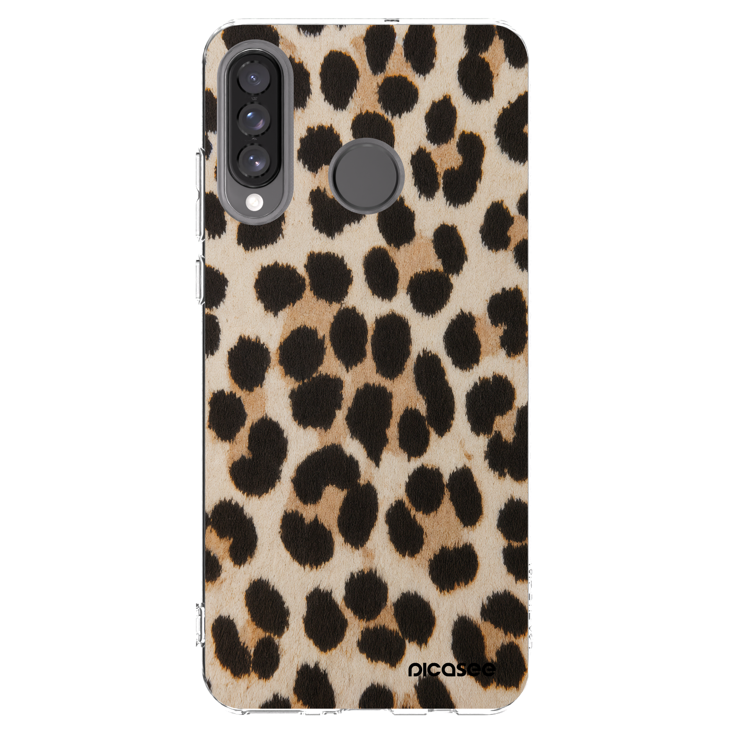 Silikónový prehľadný obal pre Huawei P30 Lite - Brown Tiger