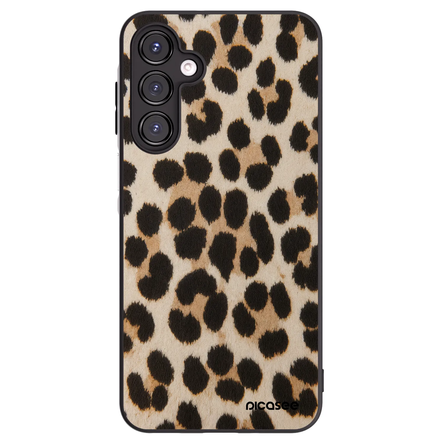Picasee silikónový čierny obal pre Samsung Galaxy A16 4G - Brown Tiger