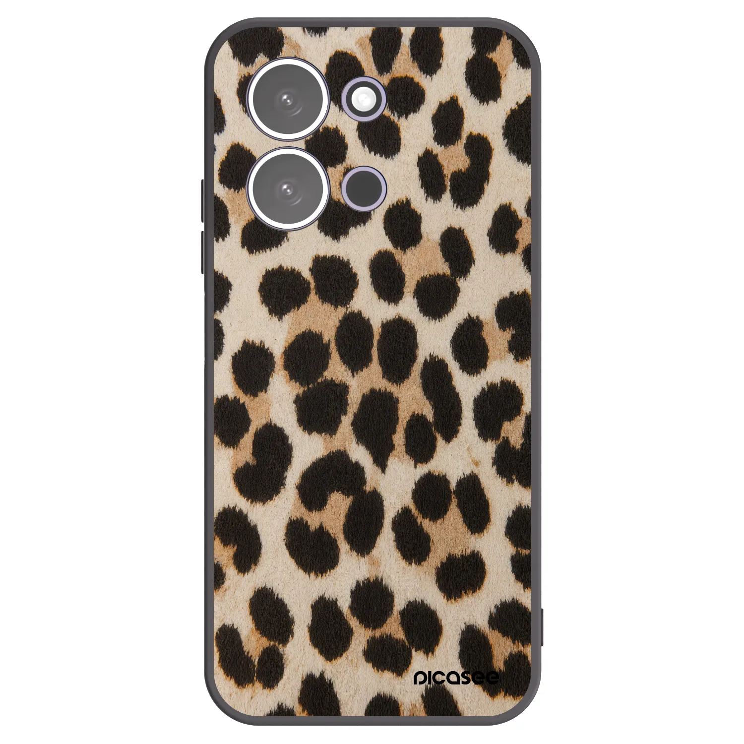 Picasee silikónový čierny obal pre Xiaomi Redmi 15C 5G - Brown Tiger