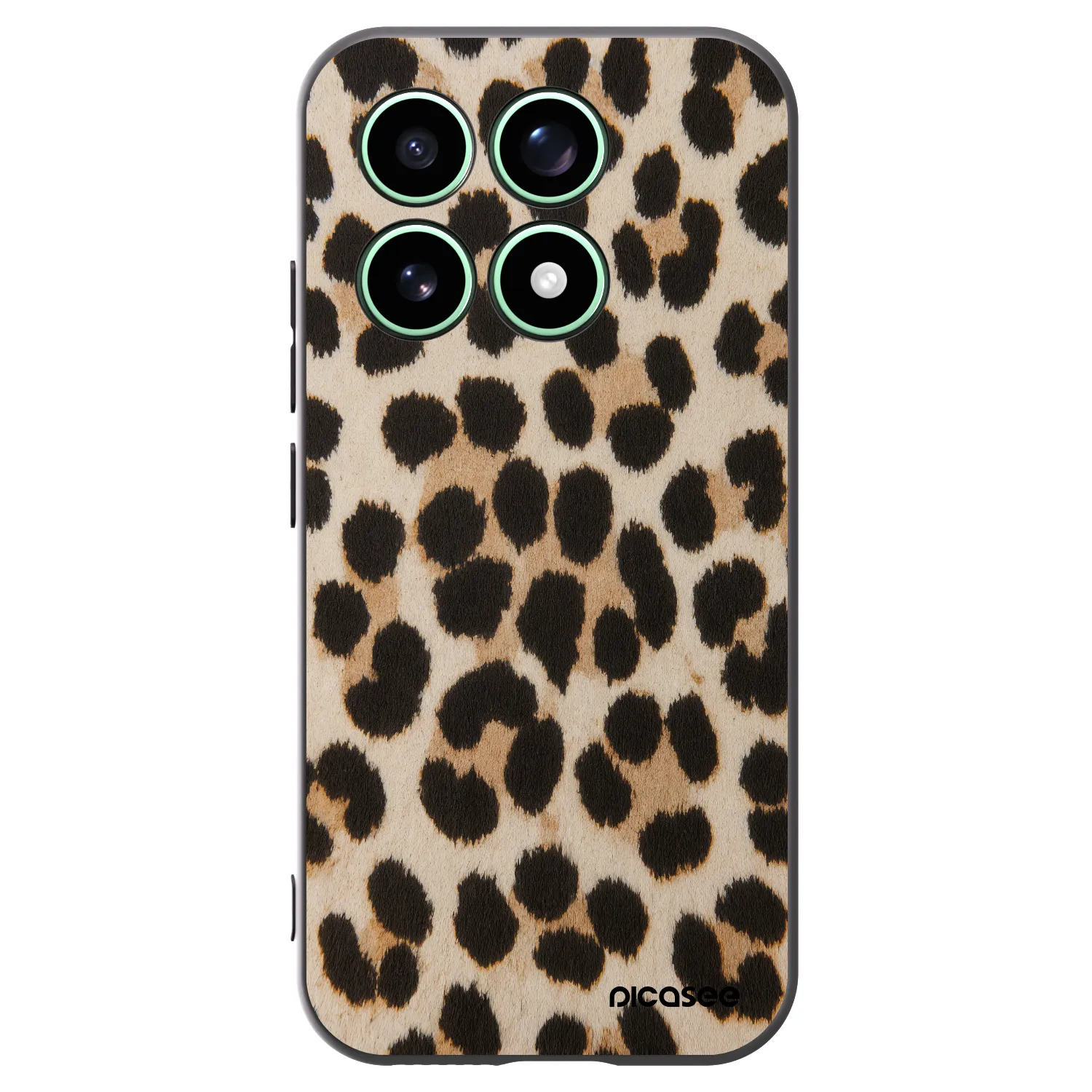 Picasee silikónový čierny obal pre Xiaomi 17 - Brown Tiger