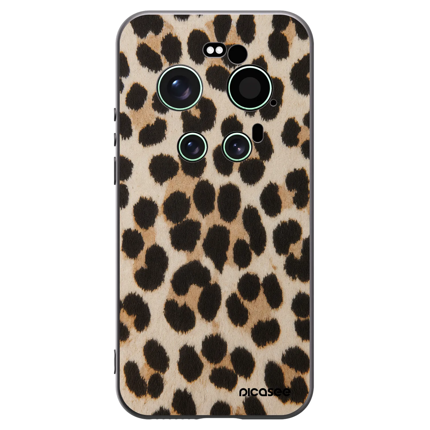 Picasee silikónový čierny obal pre Xiaomi 17 Ultra - Brown Tiger