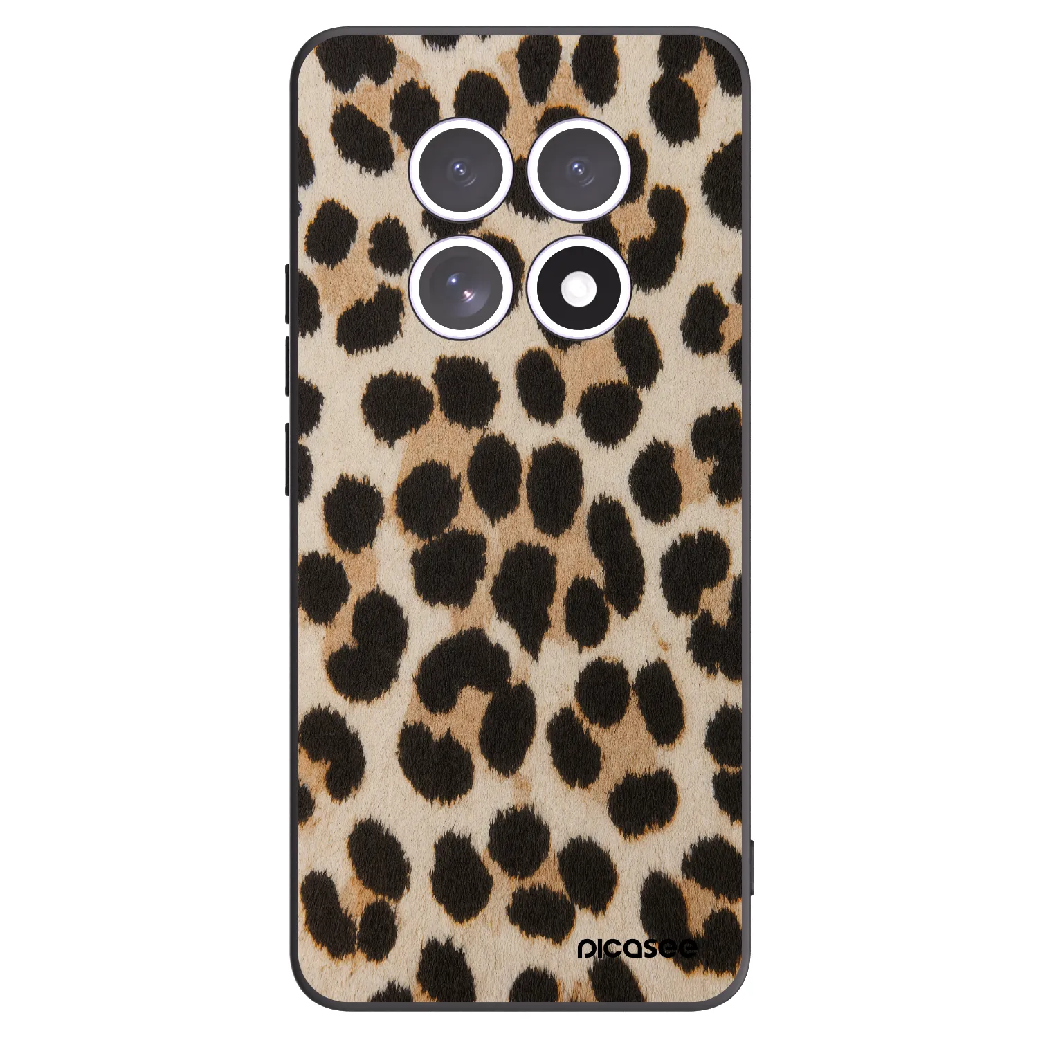 Picasee silikónový čierny obal pre Xiaomi Redmi Note 15 5G - Brown Tiger