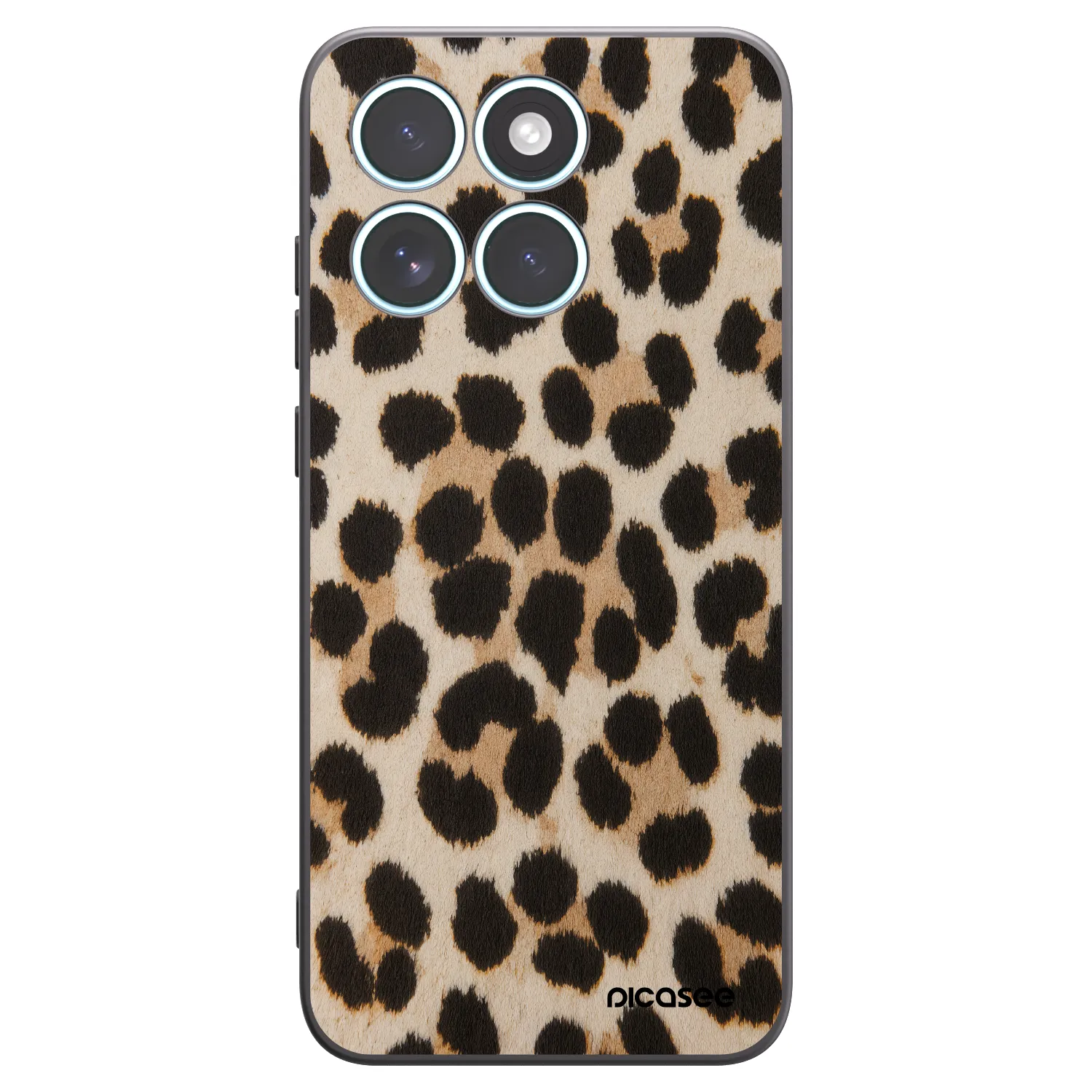 Picasee silikónový čierny obal pre Motorola Edge 70 Fusion - Brown Tiger