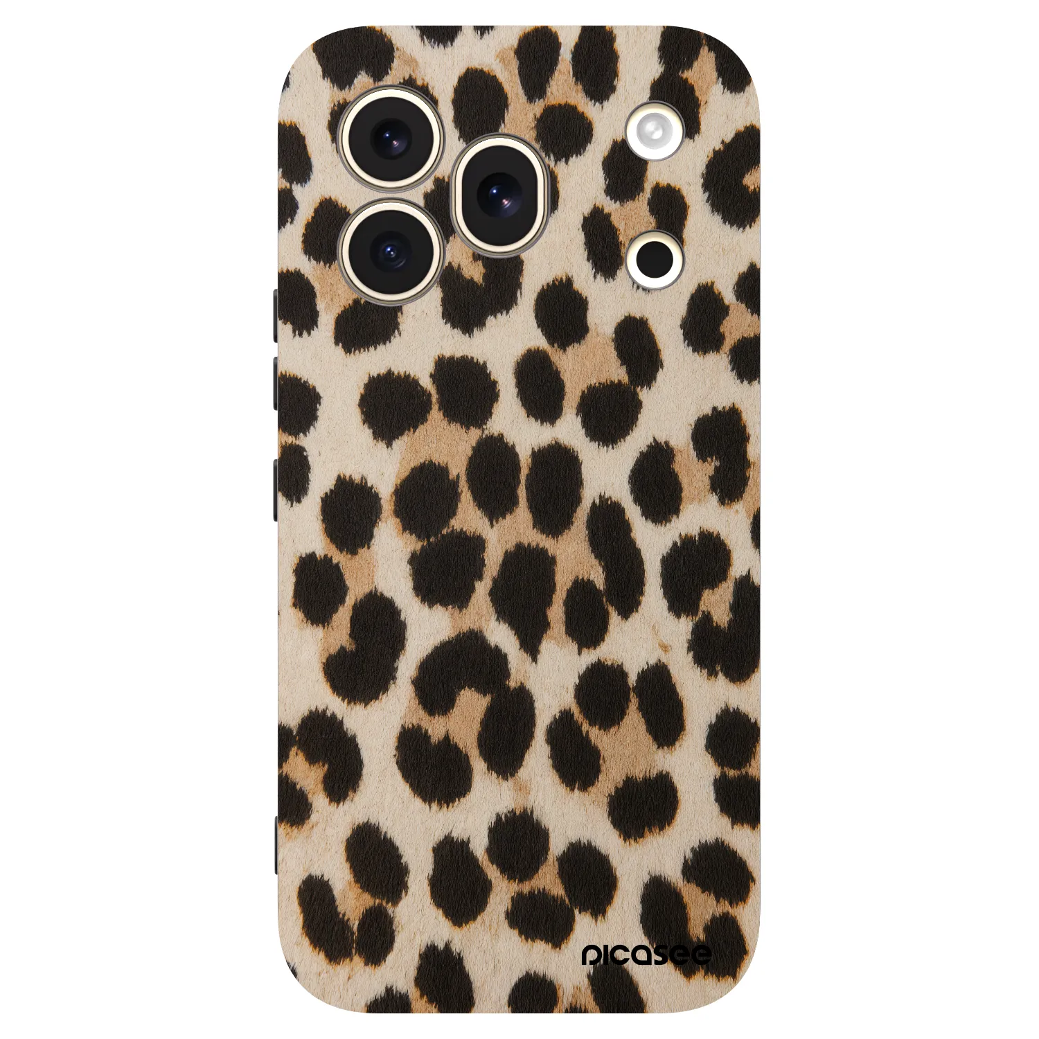 Picasee silikónový čierny obal pre Honor 600 Pro - Brown Tiger