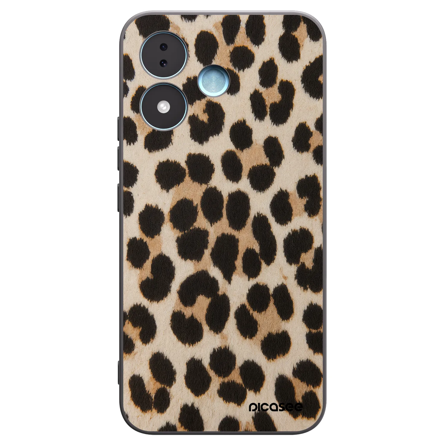 Picasee silikónový čierny obal pre Xiaomi Redmi Note 17 5G - Brown Tiger
