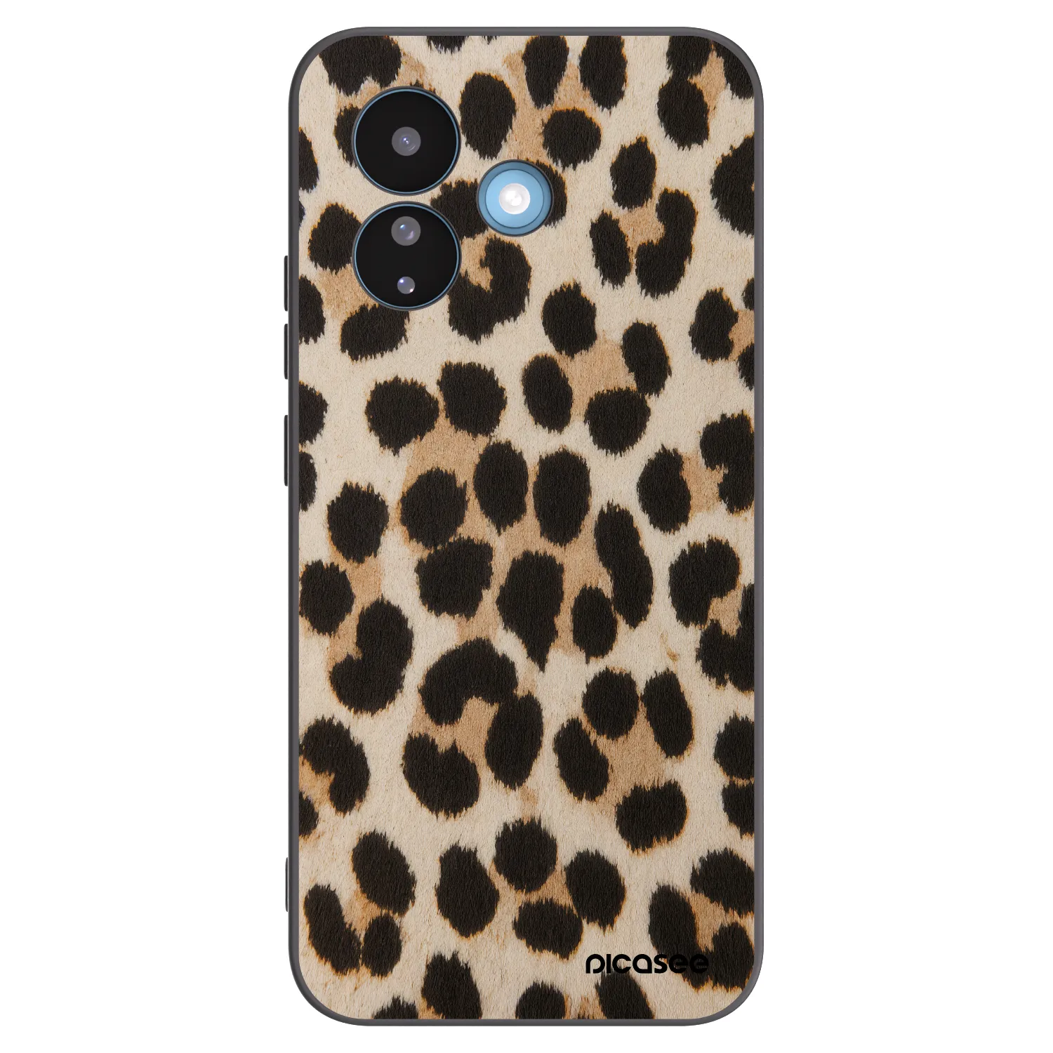 Picasee silikónový čierny obal pre Xiaomi Redmi Note 17 Pro 5G - Brown Tiger