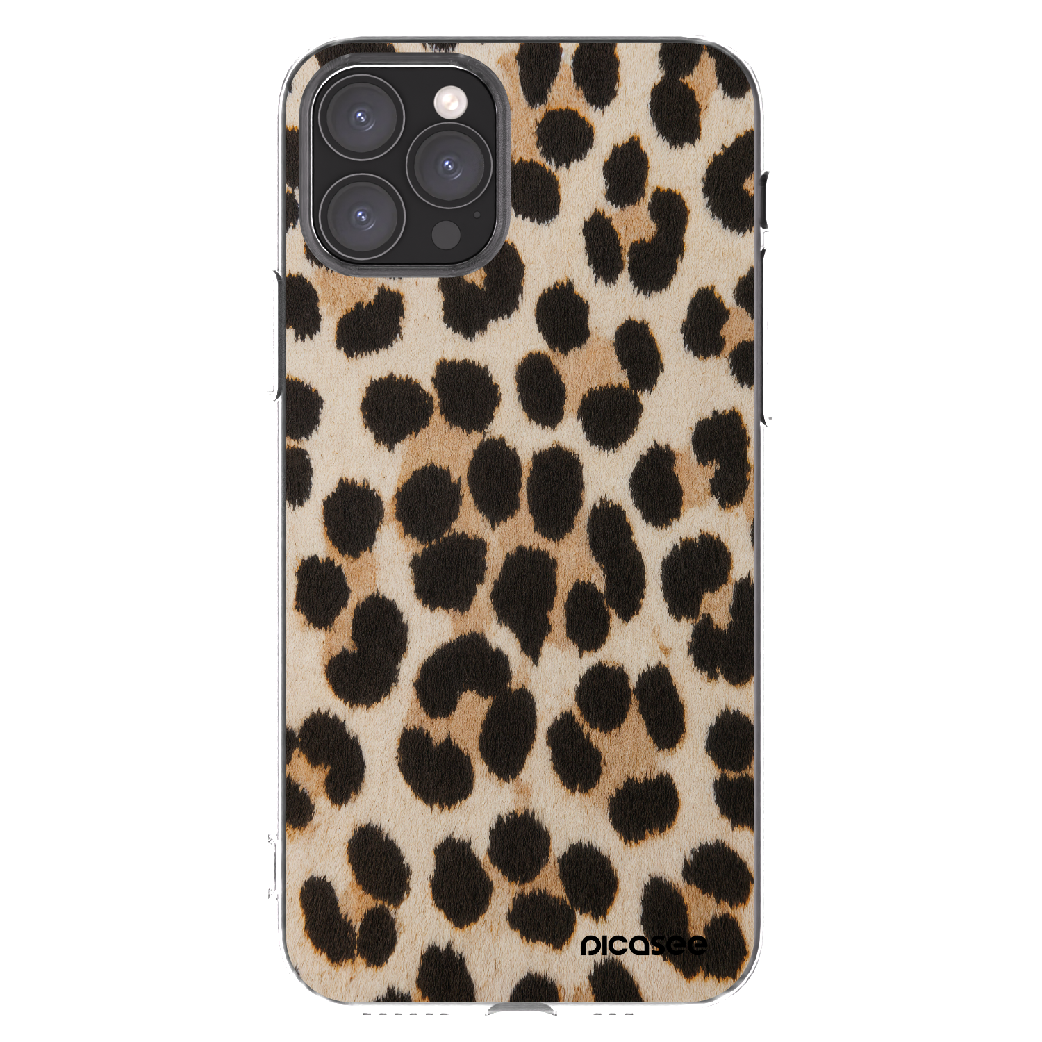 Picasee silikónový prehľadný obal pre Apple iPhone 11 Pro - Brown Tiger