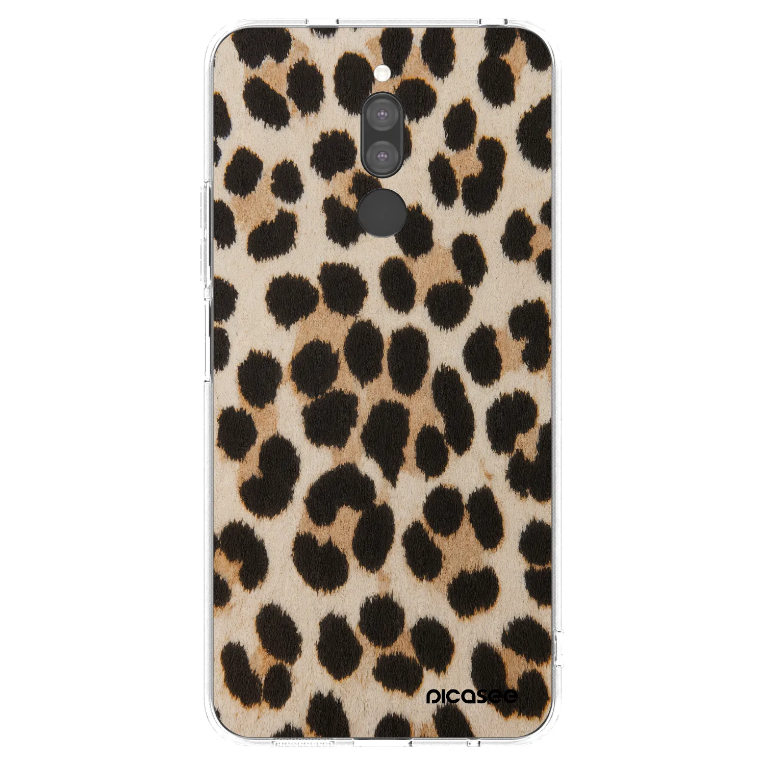 Silikónový prehľadný obal pre Xiaomi Redmi 8 - Brown Tiger