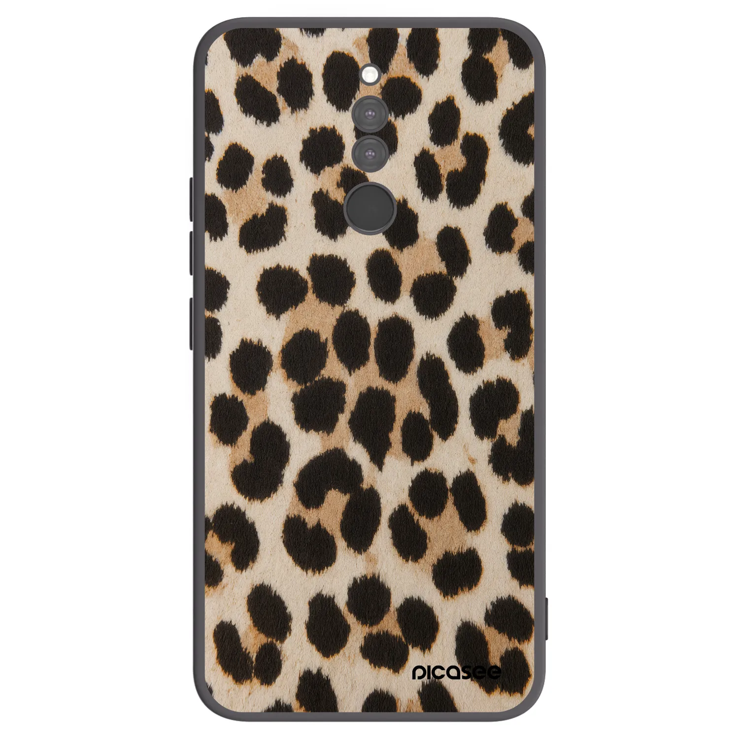 Picasee silikónový čierny obal pre Xiaomi Redmi 8 - Brown Tiger