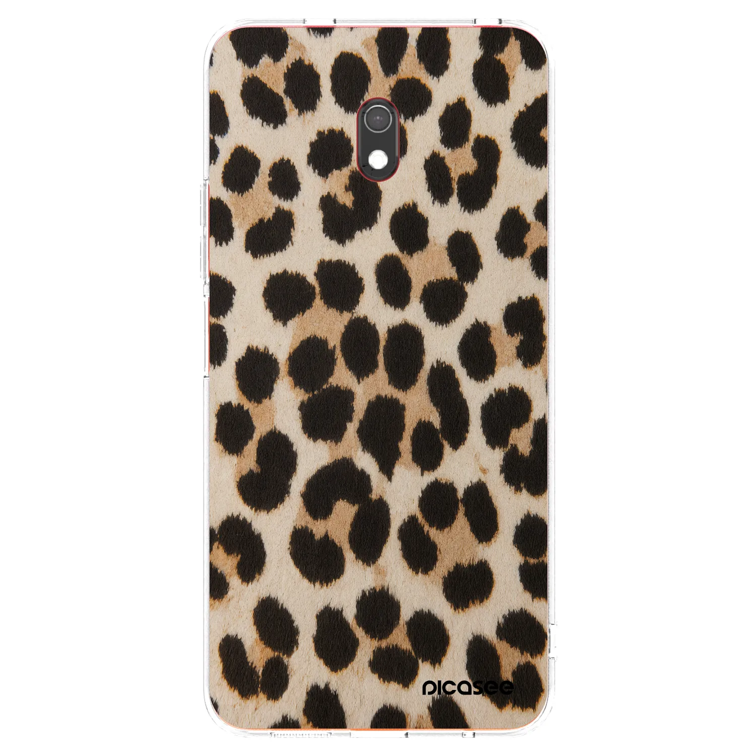 Picasee silikónový prehľadný obal pre Xiaomi Redmi 8A - Brown Tiger
