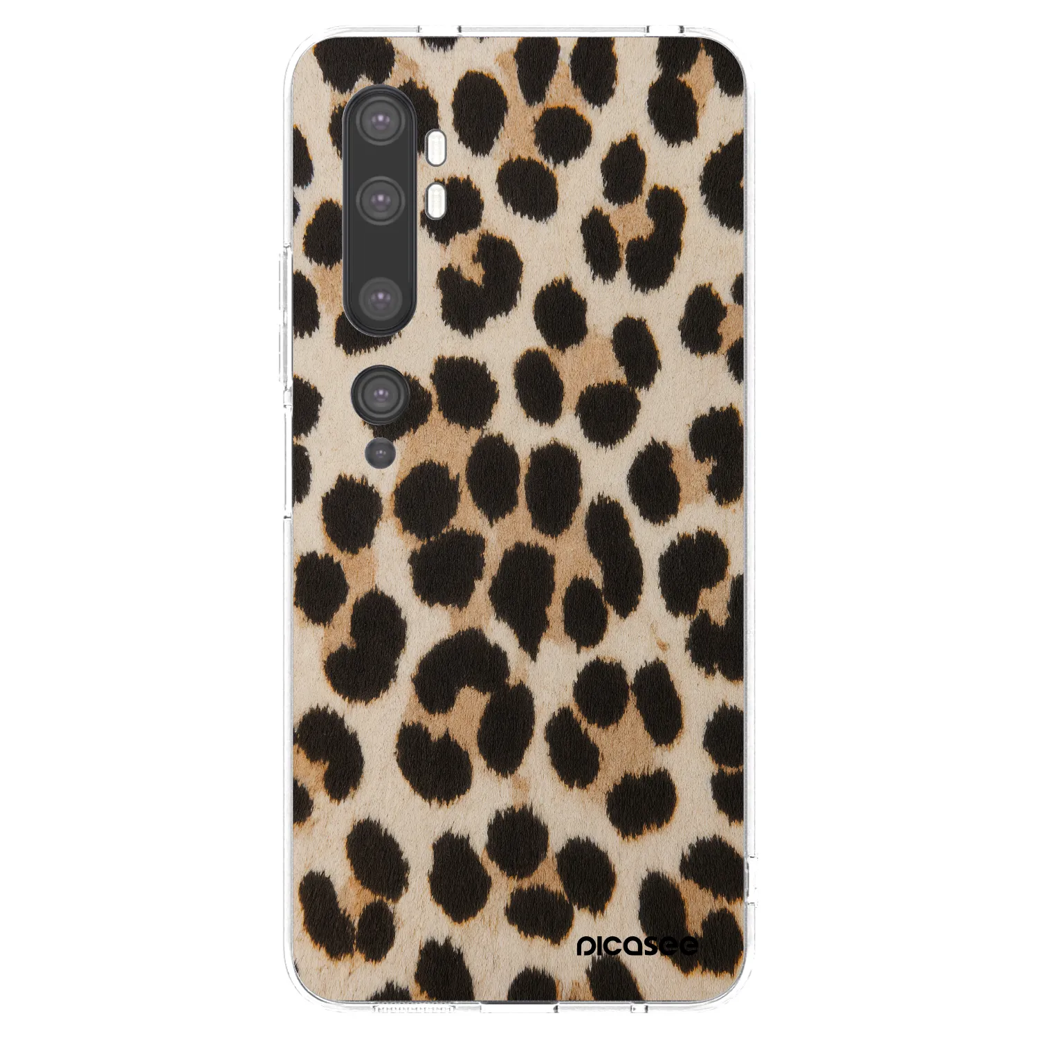 Silikónový prehľadný obal pre Xiaomi Mi Note 10 (Pro) - Brown Tiger