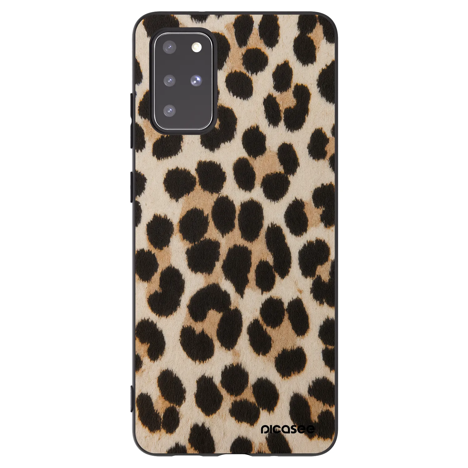 Picasee silikónový čierny obal pre Samsung Galaxy S20+ G985F - Brown Tiger