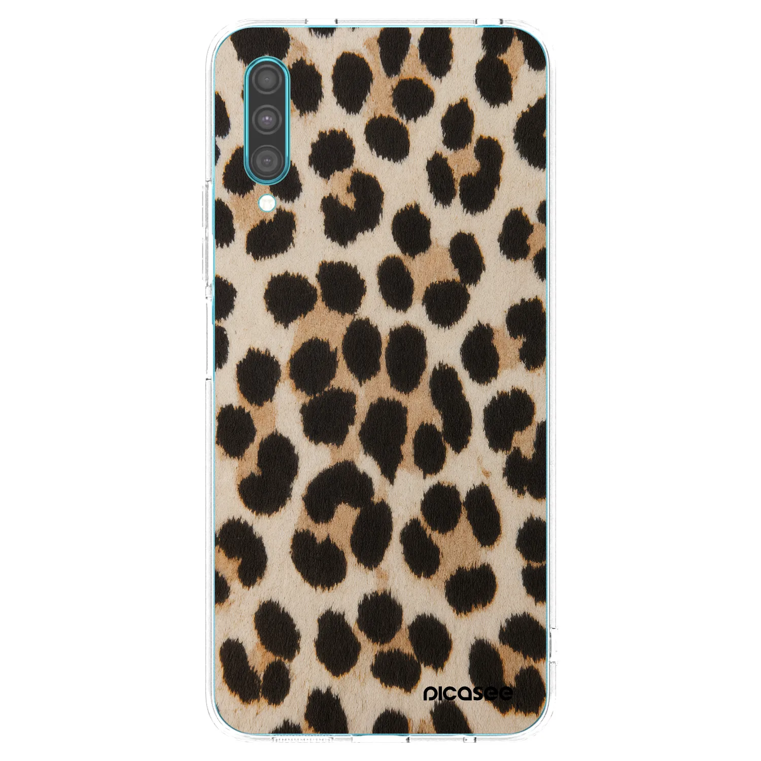 Picasee silikónový prehľadný obal pre Samsung Galaxy A30s A307F - Brown Tiger