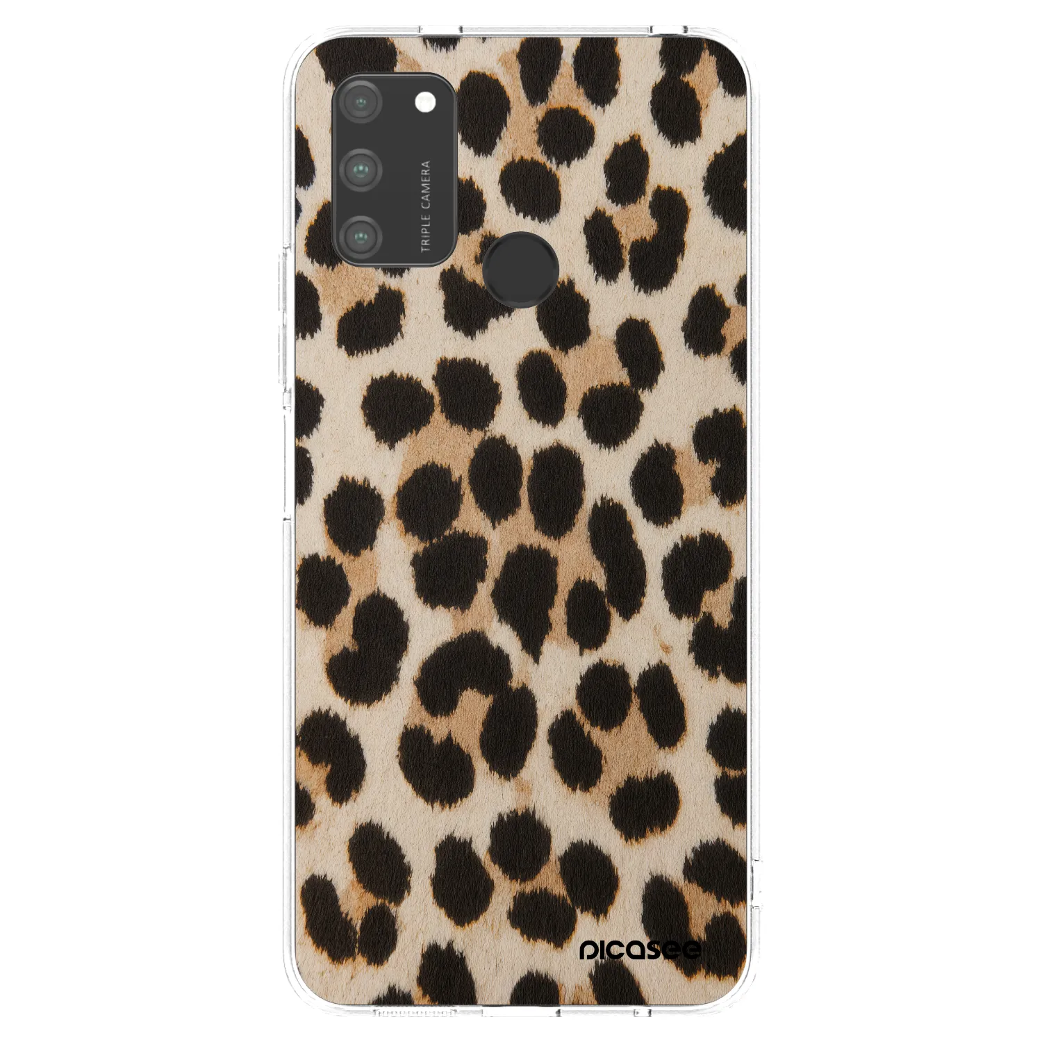 Picasee silikónový prehľadný obal pre Honor 9A - Brown Tiger