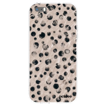 Picasee silikónový prehľadný obal pre Apple iPhone 5/5S/SE - Inked