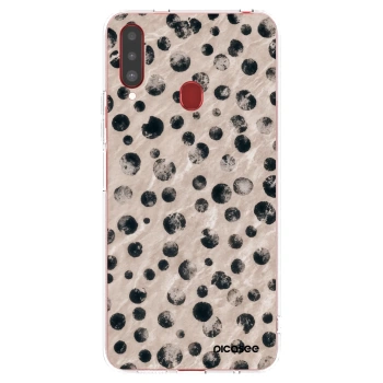 Picasee silikónový prehľadný obal pre Samsung Galaxy A20s - Inked