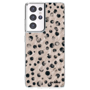 Picasee silikónový prehľadný obal pre Samsung Galaxy S21 Ultra 5G G998B - Inked