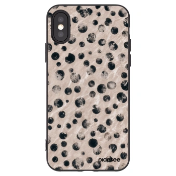 Picasee silikónový čierny obal pre Apple iPhone X/XS - Inked