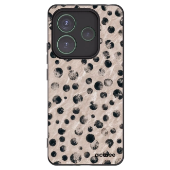 Picasee silikónový čierny obal pre Xiaomi Redmi Note 14 5G - Inked