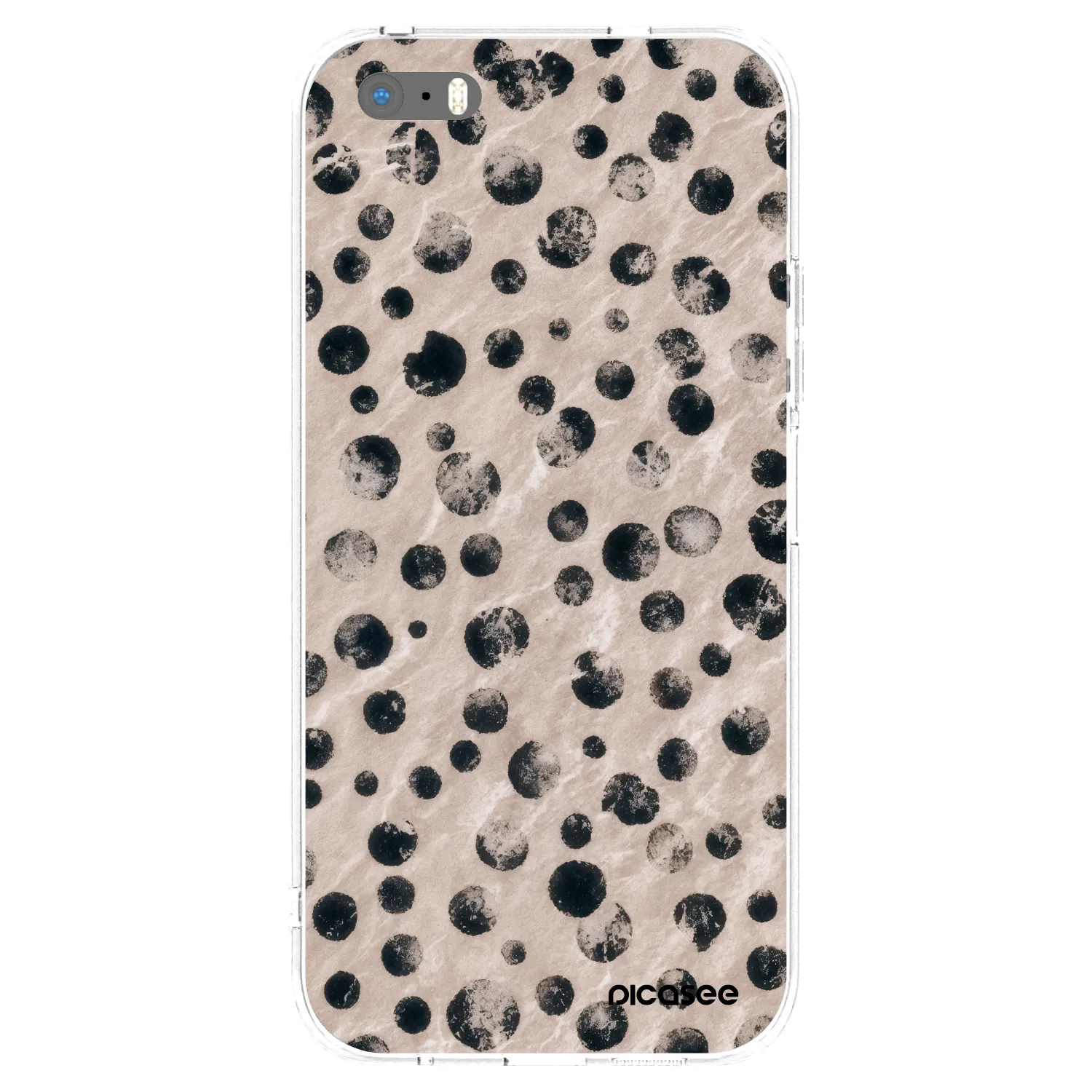 Picasee silikónový prehľadný obal pre Apple iPhone 5/5S/SE - Inked