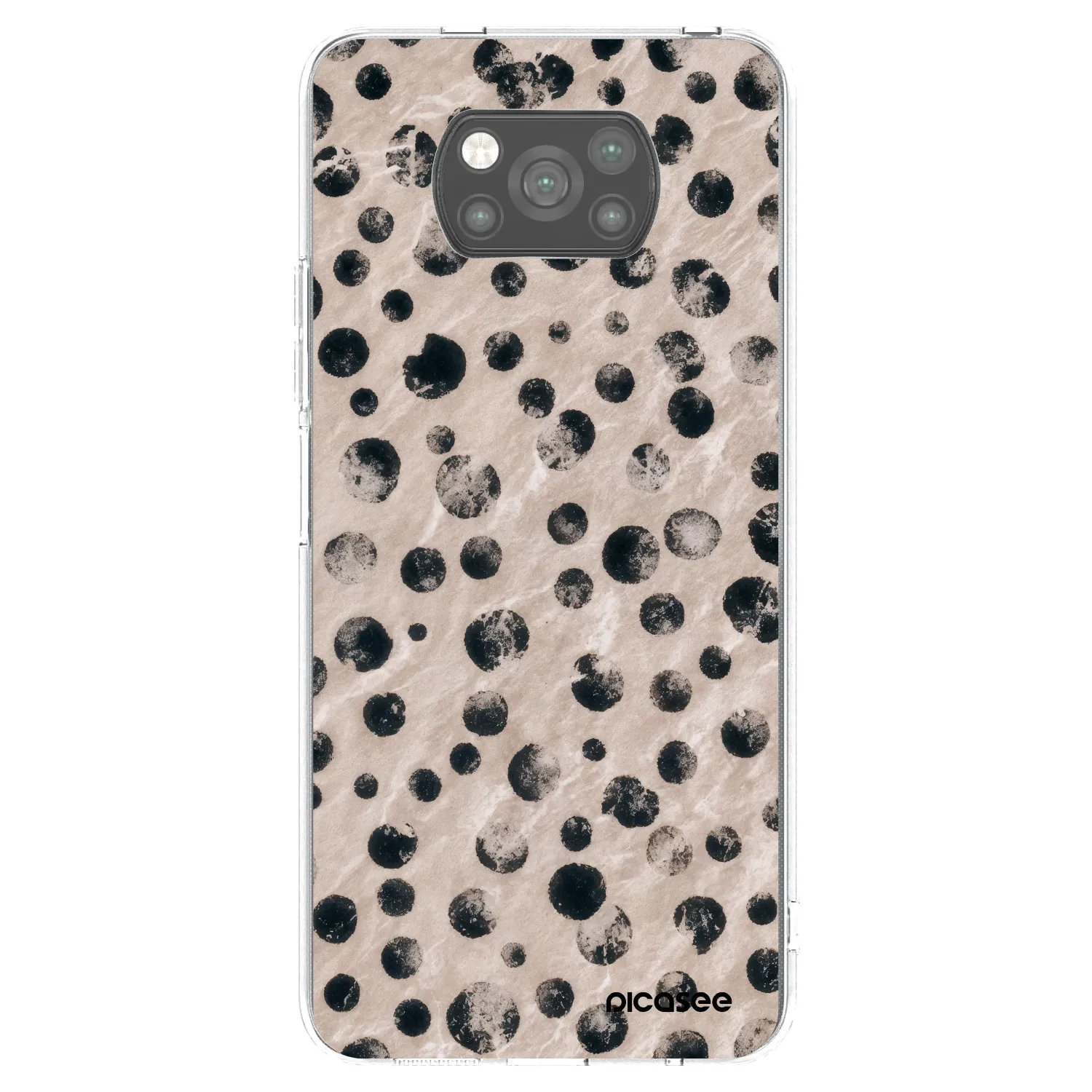 Picasee silikónový čierny obal pre Xiaomi Poco X3 - Inked