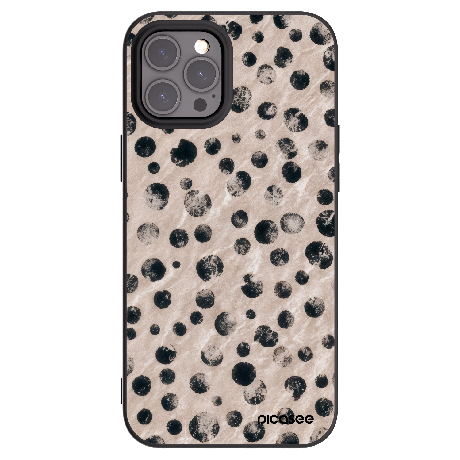 Picasee silikónový čierny obal pre Apple iPhone 12 Pro Max - Inked