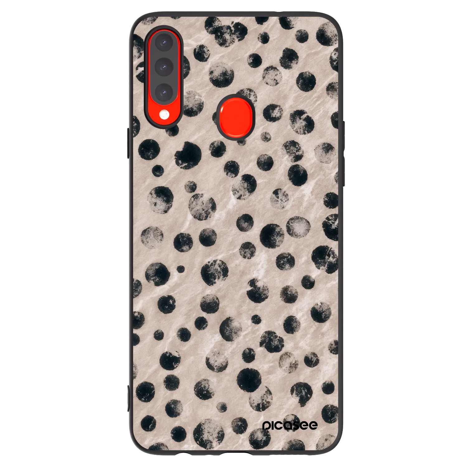 Picasee silikónový čierny obal pre Samsung Galaxy A20s - Inked