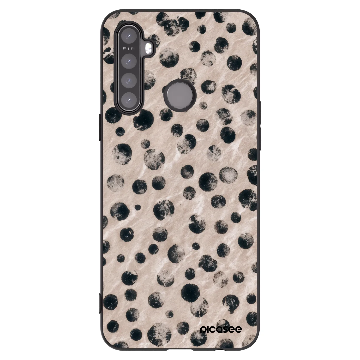 Picasee silikónový čierny obal pre Realme 6i - Inked